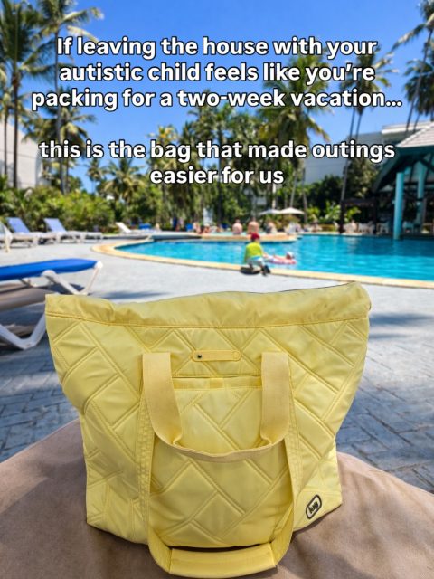 Autism moms don’t need more bags. We need one bag that actually works. 🙌🏼 

✨ Comment “LUG” and I’ll send you the link to this exact bag. I personally love this bag in yellow but you can check out all the options they have. 

On our recent family trip, this @luglife bag became the one I reached for every single time we left the room.

Beach days.
Buffet runs.
Off-resort outings.
All the quick grab-and-go moments in between.

What made it so helpful wasn’t just that it was cute.
It was having one place for the things that actually matter when you’re out with an autistic child:

• snacks
• fidgets
• headphones
• comfort items
• all the beach necessities 
• the extras I didn’t want to forget

If you’re raising a child with sensory needs, you already know regulation doesn’t happen by accident. It takes more planning, more intention, and usually a lot more to pack.

That’s why this bag worked so well for us. When everything had one place, I wasn’t scrambling and my kids got what they needed faster. That made outings feel so much more manageable. The fact we did a full day excursion with this bag as a family of four, priceless! 

I also love that @luglife has a variety of bags that are @kulturecity certified, with a focus on supporting sensory needs and making outings feel more comfortable and accessible. 👏 

So yes, this was our beach bag.
But it was also our buffet bag.
Our excursion bag, pool bag, and everything in between. 
Our “don’t forget the important stuff” bag.

👉 Comment “LUG” for the exact link!

Save this for your next trip, therapy day, appointment, or outing when you need one bag that makes life with autistic kids feel a little easier for all those adventures. 🩵

#luglife #kulturecity #autismtravel #autismacceptancemonth #autismsupport