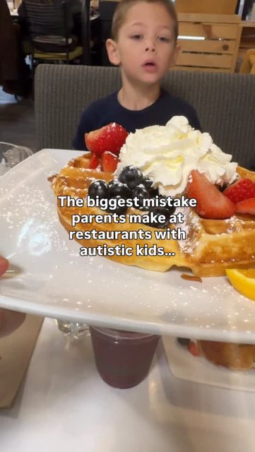 Eating out with an autistic child isn’t hard because of your child… it’s hard because of the way restaurants expect kids to behave.

The noise. The waiting.
The pressure to sit still while everyone decides what to order.

That’s where most meals start to fall apart.

And the biggest mistake I see?

Waiting to order your child’s food.

The second we sit down, I order their safe food immediately.

Before drinks. Before appetizers. Before anything else. Before the wait staff steps away for us to look at the menu. 😅

And I don’t worry about what kind of “meal” it is.

If waffles are what they’ll eat… we order waffles.
Even if it’s not “breakfast time.”

Because for many autistic kids who struggle with eating in the first place, we need to focus on:

feeling safe
staying regulated
and avoiding that overwhelm before it even starts

And when you get that part right?

Everything shifts.

They eat (or at least part of the meal)
They stay calm (at least a little longer) 
And we actually get to enjoy our meal too.

No rushing. No scrambling.
No trying to hold it all together.

And here’s the part that doesn’t get talked about enough:

The restaurant itself matters.

We’ve been to places where everything felt stressful…
and others where small details made all the difference.

Things like patient staff, flexible ordering, or even something as simple as a space for kids to stay engaged (hello to the white board at this restaurant @firstbitemichigan in Ann Arbor). 

Those are the places where meals feel doable.

🫶🏼 Save this if eating out has felt overwhelming lately, and share it with a parent who needs a different way to approach restaurant meals.

✨ Follow @dreamjartravels for autism-friendly travel tips, real-life strategies, and simple shifts that make family travel feel more possible. ✈️

#autismtravel #autismmomlife #familytravel #travelwithkids #sensorysupport
