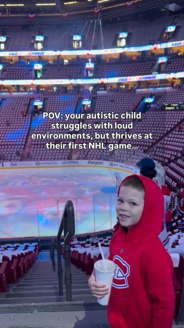 I wish more people understood that sensory struggles in autistic children aren’t always black and white.

Sometimes autistic kids can thrive in environments people assume would be ‘too much’ for them…

When it’s connected to something deeply meaningful to them, especially when they feel safe, supported, and prepared for the experience.

The same child who can become overwhelmed by unexpected sounds or too much sensory input… can sometimes thrive in those exact same places when it’s tied to a special interest.

For my son, that special interest right now is hockey. 🏒

And I don’t just mean he enjoys watching the game.

He wants to know the players’ jersey numbers, their ages, their first and last names, how many goals they’ve scored, how many games they’ve won… the list goes on.

(And yes, if you noticed the common denominator here is numbers… you’d be correct 😂)

A few weeks ago, he woke up and headed to Montreal for his very first NHL game to watch his favourite team.

A place he had dreamed about experiencing.

And with the right supports, preparation, familiarity, and his noise-cancelling headphones, he didn’t just tolerate it…

he genuinely LOVED it. 😍

I think as autism parents, we spend so much time worrying about what might be “too much” that sometimes we forget how powerful joy, passion, predictability, and special interests can be too.

Hearing him walk into the arena saying, “wow, this place is huge”, is a moment our family will never forget. 🩵

And if you’re an autism parent thinking, “my child could never…”

because trust me, there was once a time I didn’t know if moments like this would ever feel possible for our family either.

I truly believe travel, experiences, and safely expanding our kids’ worlds have positively impacted both of our autistic children in ways I can’t fully put into words yet.

✨ Follow @dreamjartravels for real-life autism family travel moments that help the world feel a little more possible. ✈️

#autismtravel #inclusivetravel #familytravels #travelcontent #accessibletravel @visit.montreal @canadiensmtl