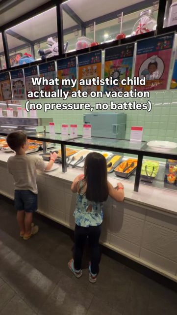 It’s not about getting your autistic child to eat “better” on vacation. It’s about helping them feel safe enough to eat at all.

If your autistic child struggles with food, you know the stress doesn’t disappear on vacation… it gets louder.

Cruising surprised me in the best way though, because dining became familiar fast.

Same dining room. Same layout. Same routine. We’ve also had the same staff each night. 🫶🏼

That consistency matters for autistic kids. It lowers anxiety and makes meals feel predictable instead of overwhelming.

The buffet helped too, especially the kids section where they can grab their own food. That little bit of control builds confidence.

And for my son, one safe food was a staple: 

Fries.

Knowing fries were always available gave him peace of mind… and honestly, it gave me peace of mind too.

Because when you’re parenting an autistic child with restrictive eating, food stress is already heavy. Travel just amplifies it.

So we pack safe snacks, keep expectations realistic, and make peace with the fact that dinner might be fries all week.

That’s not failing.
That’s choosing regulation so the vacation can actually happen.

Supportive dining setups like this are what make cruising feel accessible for neurodivergent families.

📌 Save this for your next cruise.
🩵 Share with an autism parent planning travel.

Follow @dreamjartravels for real-life autism-friendly travel tips and ways to make traveling with your autistic child feel more doable, and even joyful. ✈️

#autismtravel #autismadvocate #familytravels #familycruise #inclusivetravel @msccruisesofficial