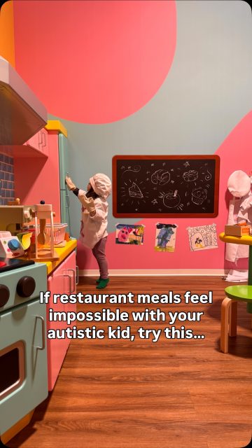 Restaurant meals don’t fail on vacation because of your autistic child… they fail because of how we’re told they’re “supposed” to go.

The waiting.
The pressure to sit still.
The expectation that everyone orders and eats at the same time.

That’s where it usually falls apart.

So we stopped doing it that way.

When we sit down, I order my kids’ safe food immediately.
Not later. Not “after we decide.” Right away.

And I don’t worry about whether it’s a “breakfast food,” a “lunch food,” or if it makes sense for the time of day.

If waffles are the win… we order waffles. 🧇

Because for many autistic kids, it’s about:
feeling safe
staying regulated
and actually enjoying the moment

And sometimes, it’s the smallest things that make the biggest difference.

At brunch in Ann Arbor, we sat at a restaurant that had a big whiteboard for kids to draw on.

That one detail?

It gave my kids something to focus on.
It bought us time.
And for the first time in a while… I got to actually finish my meal without rushing.

And if you’re an autism parent, you know how big that is.

This is why choosing the right environment matters just as much as the strategy.

This was at First Bite in Ann Arbor, and details like this made such a difference for our family.

🫶🏼 Save this if restaurant meals have felt overwhelming lately, and share it with a parent who needs a new way to approach dining out.

✨ Follow @dreamjartravels for autism-friendly travel tips, real-life strategies, and honest moments that make family travel feel more doable. ✈️

#autismtravel #familytravels #autismmomlife #travelwithkids #neurodivergentfamily