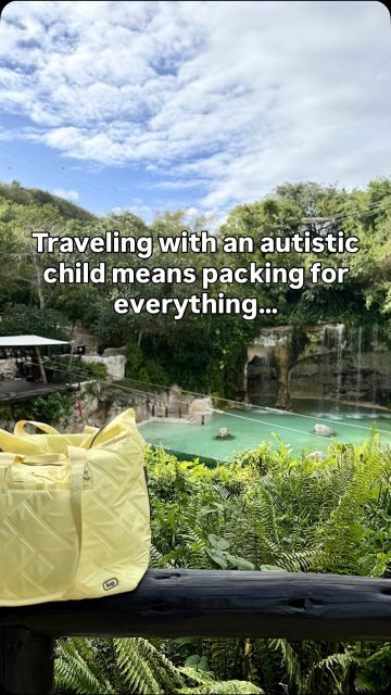 The hardest part of traveling with an autistic child isn’t the trip… it’s everything you have to carry to make it work.

Not because we’re overpacking…
but because we’re planning for regulation, comfort, and the moments that can shift quickly.

When we’re out for the day, whether it’s the beach, the pool, or leaving the resort, I need one place for the things that actually matter:

snacks
headphones
comfort items
the “just in case” things that make a big difference

Because when everything is easy to grab, everything feels more manageable.

Less stress.
Less scrambling.
More freedom to actually enjoy our trip.

This ended up being the one bag I reached for every single time we left the room, because it held what my kids actually needed without me having to think twice, and the level of organization @luglife creates is unmatched.

And when you’re traveling with autistic kids, that’s what makes the difference.

🫶🏼 Save this for your next trip or outing where you want things to feel a little easier.

If you want the exact bag we used, comment “LUG” and I’ll send you the link 🩵

✨ Follow @dreamjartravels for autism-friendly travel tips, real-life strategies, and simple ways to make family vacations feel more doable. ✈️

#autismtravel #familytravels #travelwithkids #autismmomlife #luglife